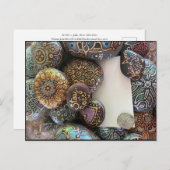 Blijf veilig met de postkaart van Julie Ann Strick (Voorkant / Achterkant)