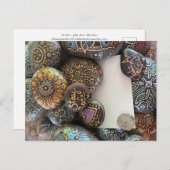 Blijf veilig met de postkaart van Julie Ann Strick (Voorkant / Achterkant)