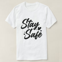 Blijf Veilig Minimalistische Motiverende Typografi