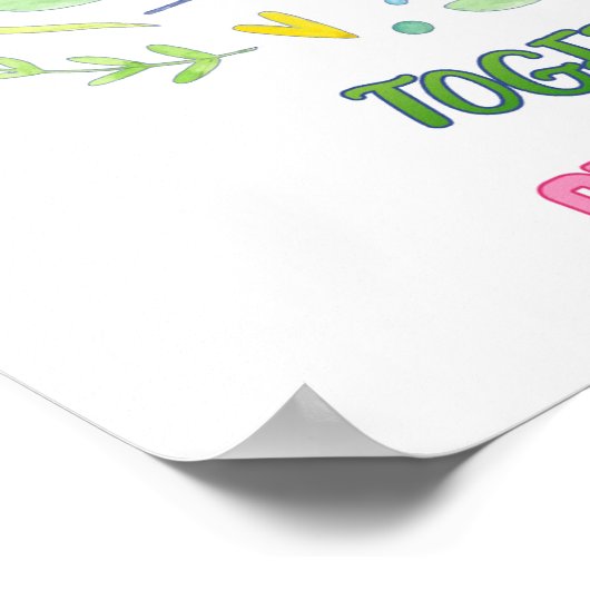 Blijf veilig poster (Hoek)