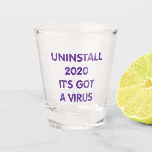 Blijf veilig. shot glas (Voorkant)