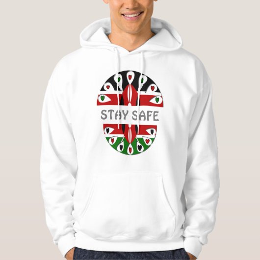 Blijf veilig. We zullen het coronavirus COVID19 ov Hoodie (Voorkant)