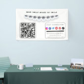 Blijf verbonden tandpromo sociale mediabanner spandoek (Beurs)