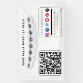 Blijf verbonden tandpromo sociale mediabanner spandoek (Verticaal)