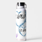 Blijf vers De Amo Waterfles – Romantisch Hart De (Achterkant)