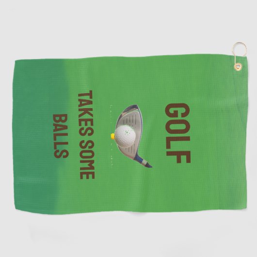 Blijf vers en schoon met persoonlijke Golfhanddoek (Horizontaal)