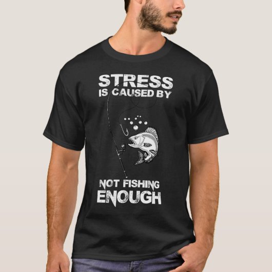 Blijf vissen t-shirt (Voorkant)
