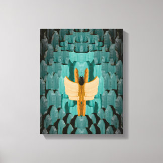 Blijf Vliegen - Abstracte Kunst over Geestelijke G Canvas Afdruk