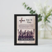 Blijf vliegen briefkaart (Staand voorkant)