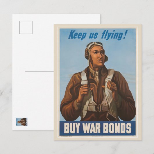 Blijf vliegen! briefkaart (Voorkant / Achterkant)