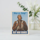 Blijf vliegen! briefkaart (Staand voorkant)