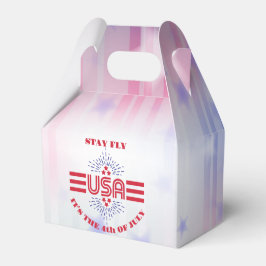 Blijf vliegen het is 4 juli bedankdoosjes