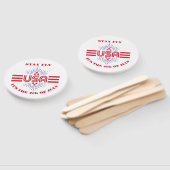 Blijf vliegen het is 4 juli handwaaier (Niet-gemonteerd)