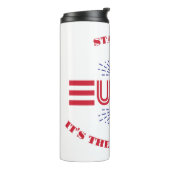 Blijf vliegen het is 4 juli thermosbeker (Gedraaid links)