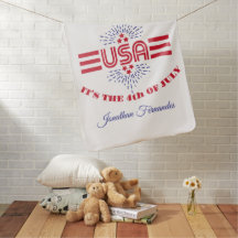 Blijf vliegen het is de 4 juli Baby Deken