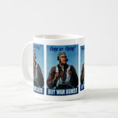 Blijf vliegen! ~ Tuskeegee Airman Koffiemok (Voorkant links)