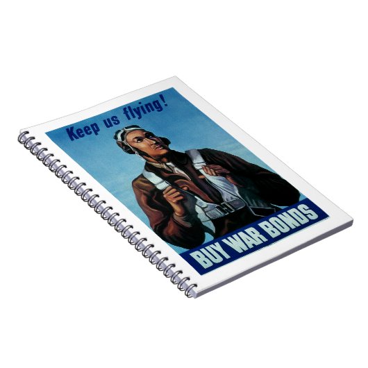 Blijf vliegen! ~ Tuskeegee Airman Notitieboek (Rechterzijde)