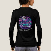 Blijf voor de Wegreizen – Mentale Gezondheid Bewus Tri-Blend Shirt (Achterkant)