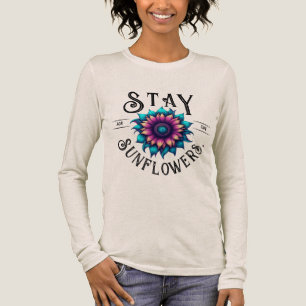 Blijf voor de Zonnebloemen Tri-Blend Shirt