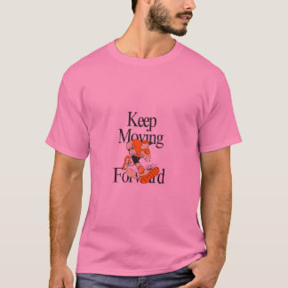 Blijf Vooruit Gaan Motiverende Hardloop T-Shirt