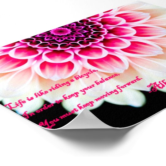 Blijf vooruit poster (Hoek)