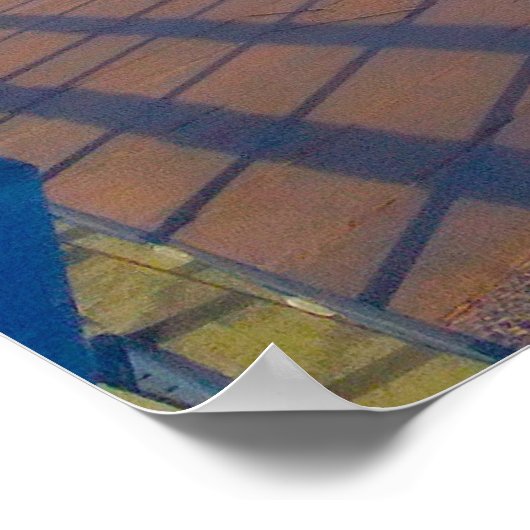 "Blijf vooruit" Poster (Hoek)