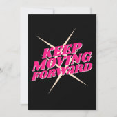 Blijf vooruitgaan – Motivatie Kaart (Voorkant)