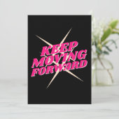 Blijf vooruitgaan – Motivatie Kaart (Staand voorkant)