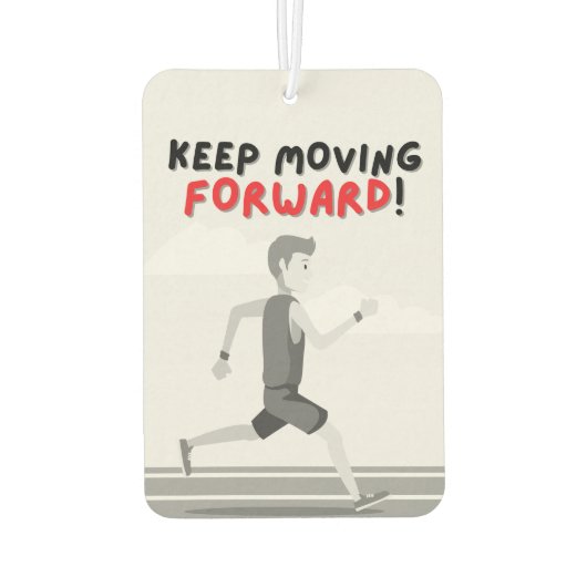 Blijf vooruitgaan | Motivatie prijsopgave voor har Luchtverfrisser (Achterkant)