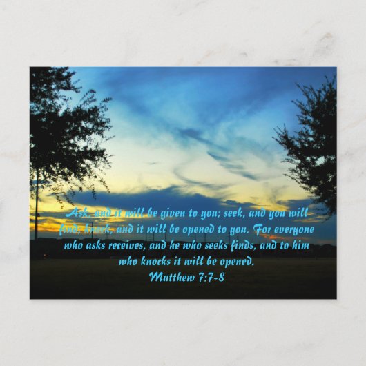 Blijf vragen, zoeken, Briefkaart knokken (Voorkant)