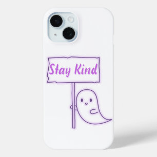 Blijf vriendelijk spook iPhone 15 case