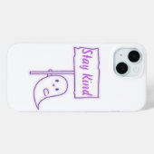 Blijf vriendelijk spook Case-Mate iPhone case (Achterkant (horizontaal))
