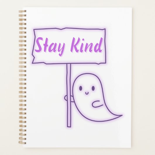 Blijf vriendelijk spook planner (Voorkant)