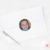 Blijf vrij en vrij ronde sticker (Envelop)