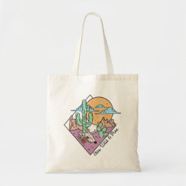 Blijf vrij en vrij tote bag
