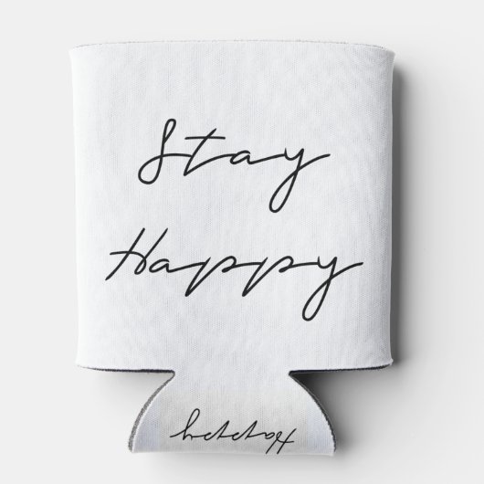 Blijf vrolijke Koelbox Blikjeskoeler (Achterkant)