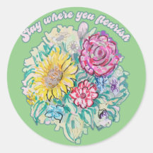 Blijf waar je bloeit