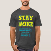 BLIJF WAKKER Bijbel T-shirt (Voorkant)
