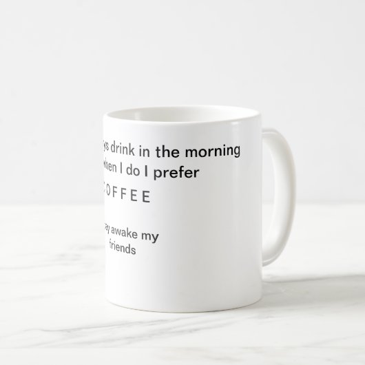 blijf wakker mok (Voorkant rechts)