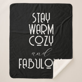 Blijf Warm Cozy en Fabulous | Creëer uw eigen Sherpa Deken