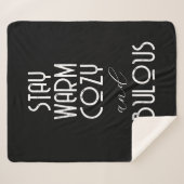 Blijf Warm Cozy en Fabulous | Creëer uw eigen Sherpa Deken (Voorkant (horizontaal))