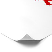 Blijf Warm en Brei voor Kerstmis Poster (Hoek)