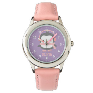Blijf Warm Knuffel Kleine Pinguïn Meisjes Horloges