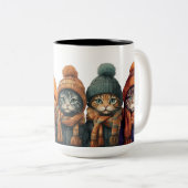 Blijf Warm Tweekleurige Koffiemok (Voorkant rechts)