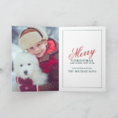 Blijf Warm - Vakantiebloemen Feestdagen Kaart (Binnen)