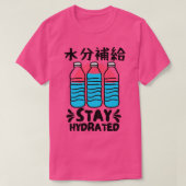 Blijf waterflessen  ontwerpen t-shirt (Design voorkant)