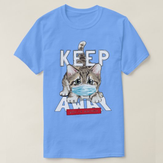 Blijf weg t-shirt (Design voorkant)
