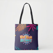 Blijf weg tote bag (Voorkant)