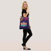 Blijf weg tote bag (Op model)