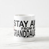 Blijf weg van mijn kleindochter koffiemok (Center)